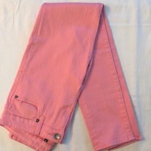 KUT Pink Diana Denim Skinny Jeans Sz 4